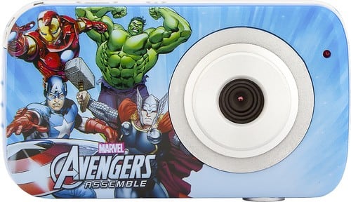 Sakar - Avengers 2.1-Megapixel Digital Camera - Blue - Larger Front