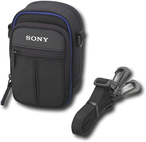 Sony - Nylon Case - Black - Larger Front