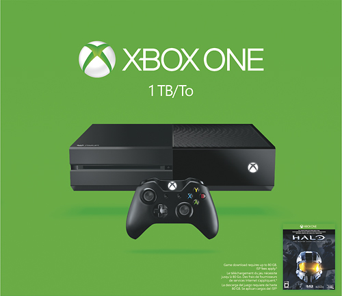 Microsoft - Xbox One 1TB Halo: The Master Chief Collection Bundle - Black - Larger Front