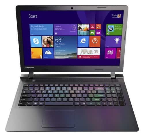 Lenovo - IdeaPad 15.6" Laptop - Intel Pentium - 4GB Memory - 500GB Hard Drive - Black - Larger Front