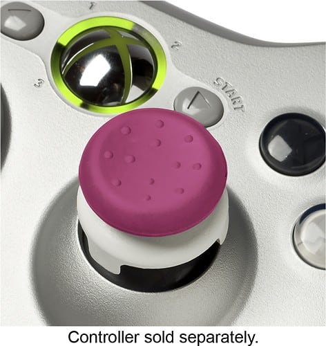 KontrolFreek - FPS Freek Bombshell Analog Stick Extender for PlayStation 3 and Xbox 360 - Pink/White - Larger Front