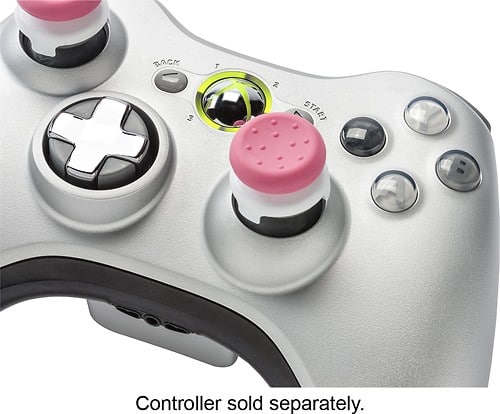 KontrolFreek - FPS Freek Bombshell Analog Stick Extender for PlayStation 3 and Xbox 360 - Pink/White - Alternate View 4