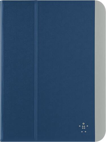Belkin - Slim Style Cover for Samsung Galaxy Tab 4 10.1 - Dark Blue/Gray - Larger Front