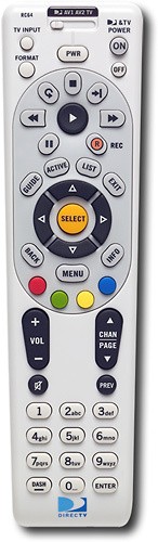 Directv Remote Control User Manual