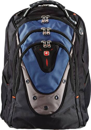 SwissGear - IBEX Laptop Backpack - Blue - Larger Front