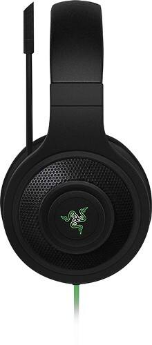 Razer - Kraken Over-the-Ear Gaming Headset - Black - Alternate View 1