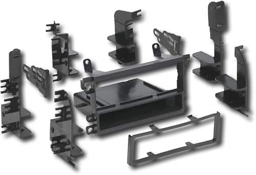 Metra - Aftermarket Radio Installation Kit for Select Nissan Vehicles - Black - Angle