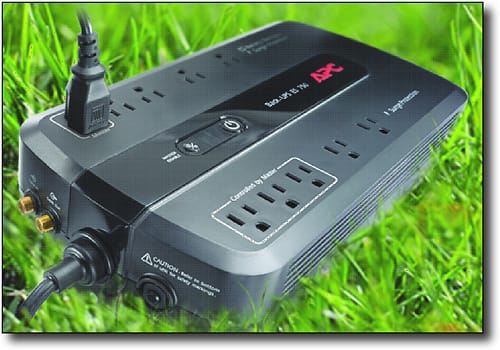 APC - 750VA Battery Back-Up System - Black - Alternate View 1