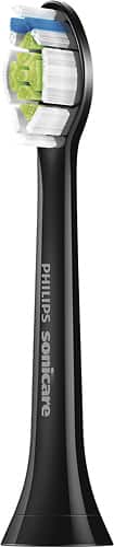 Philips Sonicare - DiamondClean Replacement Toothbrush Heads (2-Pack) - Black - Angle