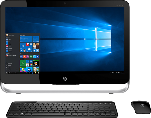 HP Pavilion 23-p114 23" Touch-Screen All-In-One Desktop PC with AMD Quad-Core A8-6410 / 8GB / 1TB / Win 8.1