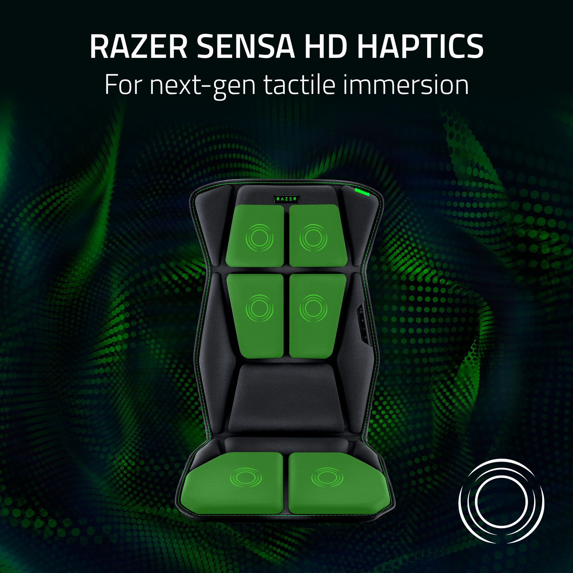 Razer Freyja Sensa HD Haptic Gaming Chair Cushion Black RC81 04340101