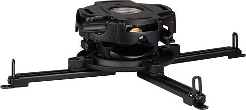 Peerless - PRG Precision Gear Swivel Mount For Most Projectors up to 50 Lbs. - Black - Larger Front