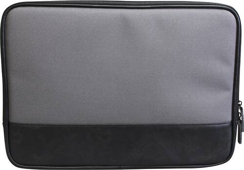 PKG - Slip Sleeve for 13" Apple® MacBook® Pro - Gray/Black - Larger Front