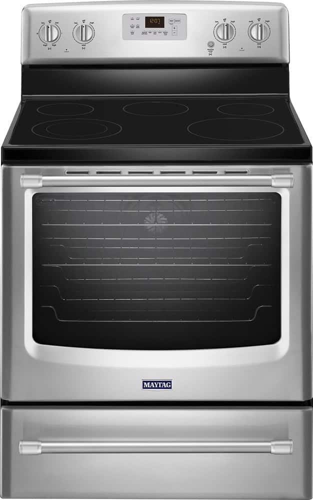 Best Buy Maytag Cu Ft Self Cleaning Freestanding Electric