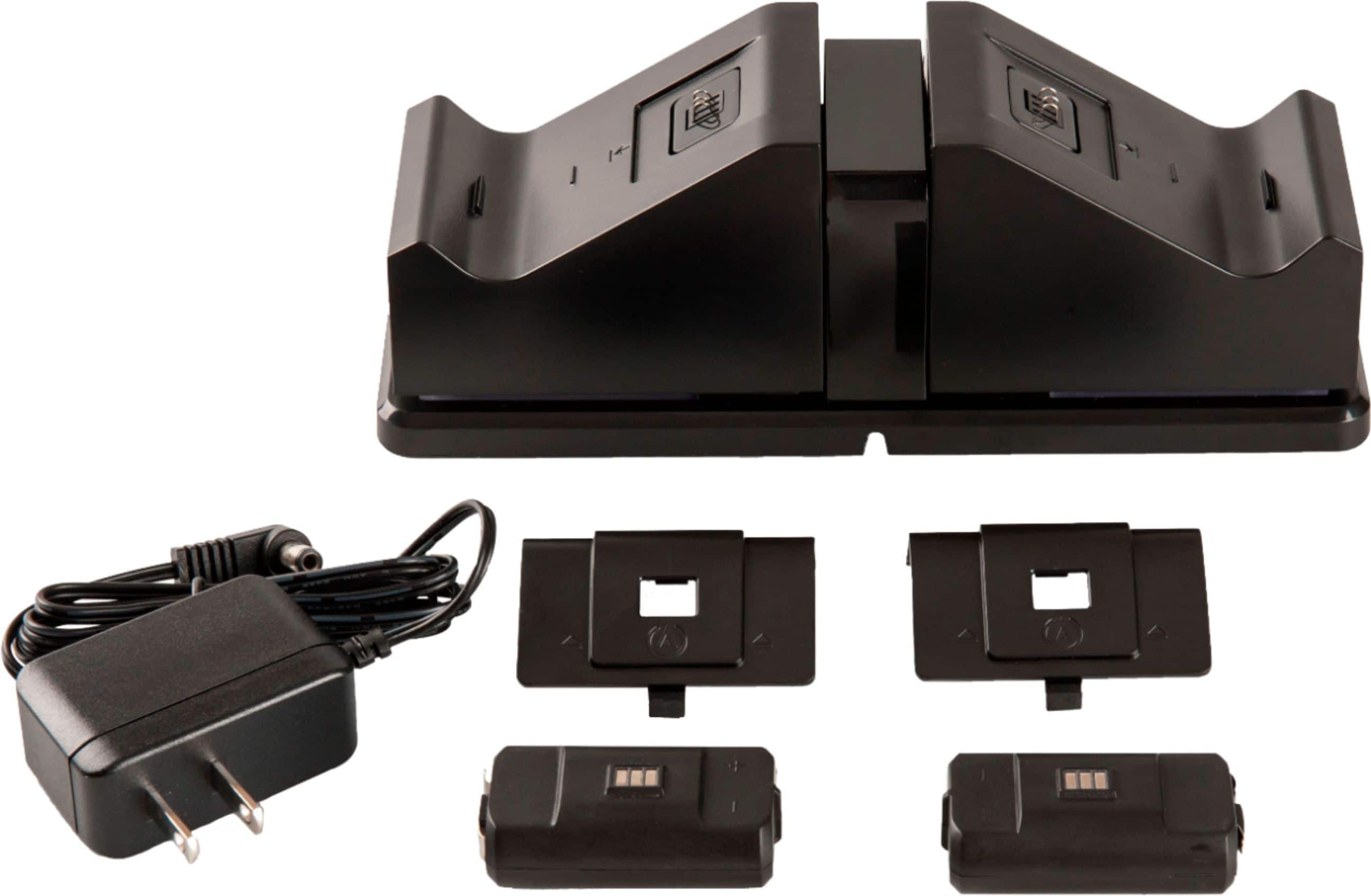Power A - Dual Controller Charging Station for Xbox One - Black - AlternateView12 Zoom