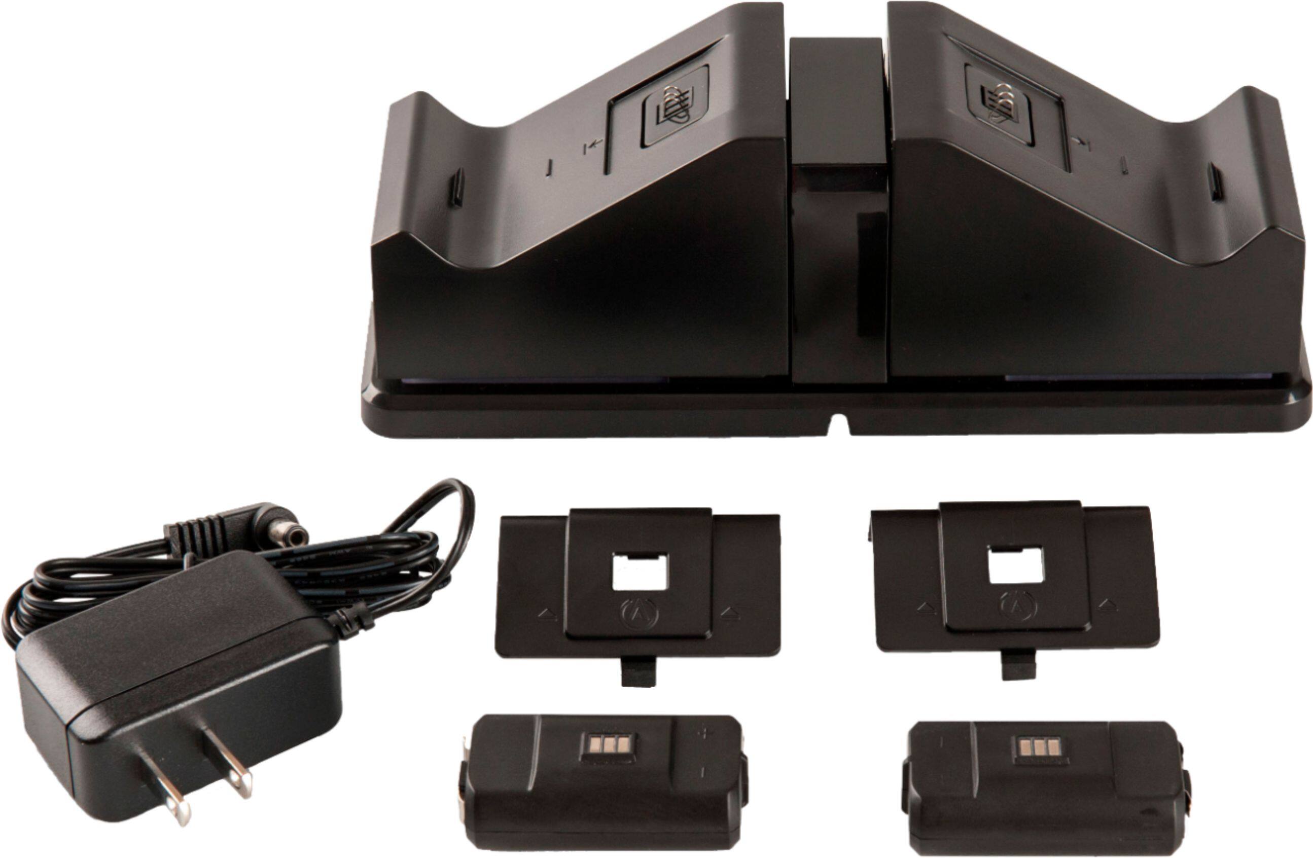 Power A - Dual Controller Charging Station for Xbox One - Black - AlternateView12 Zoom