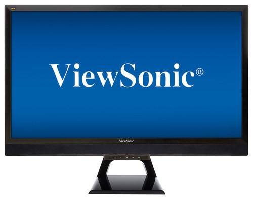 ViewSonic - 28" LED HD Monitor - Black - Larger Front