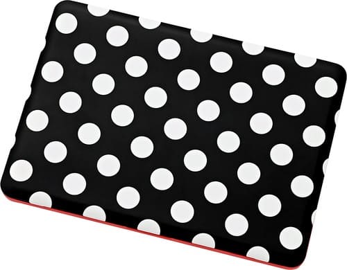 Studio C - HOT TO TROT Collection Hard Shell Case for 13" Apple® MacBook® Pro - Black/White - Angle