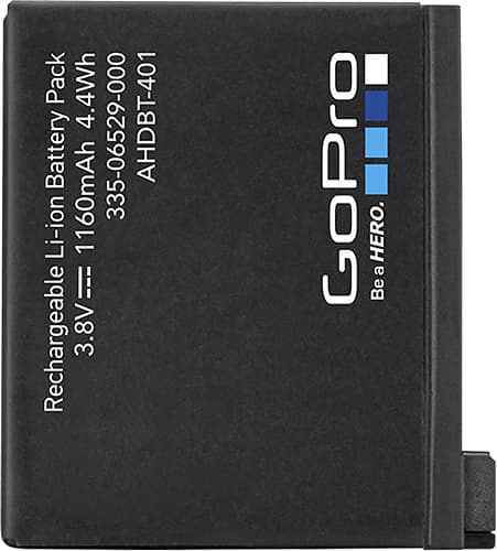 GoPro - Rechargeable Lithium-Ion Battery - Black - Larger Front