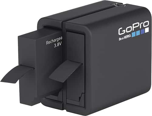 GoPro - Dual Battery Charger - Black - Larger Front