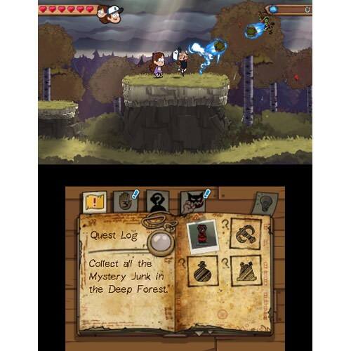 Gravity Falls: Legend of the Gnome Gemulets - Nintendo 3DS - Screen Shot