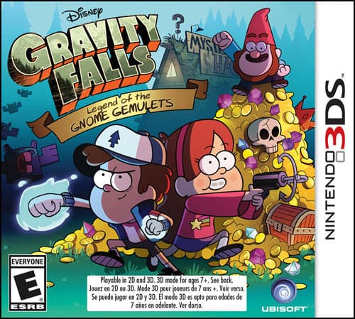 Gravity Falls: Legend of the Gnome Gemulets - Nintendo 3DS - Larger Front