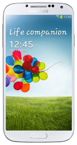 Samsung - Galaxy S 4 4G Cell Phone - White - Larger Front