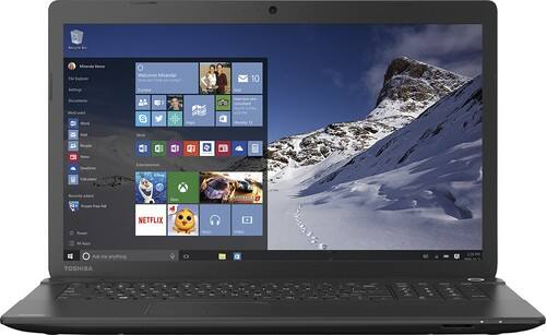 Toshiba - Satellite 17.3" Laptop - AMD A8-Series - 6GB Memory - 750GB Hard Drive - Jet Black - Larger Front