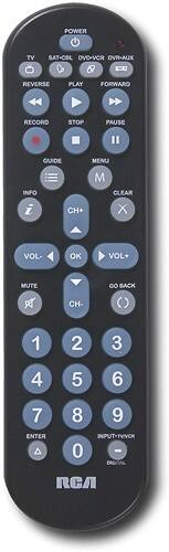 Audiovox - 4-Device Universal Remote - Larger Front