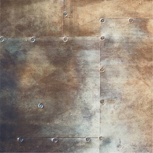 Lastolite - 5' x 7' Collapsible Reversible Portrait Background - Corrugated/Metal - Alternate View 1