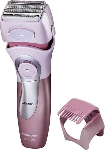 Panasonic - Close Curves Wet/Dry Ladies Shaver - Metallic Pink - Angle