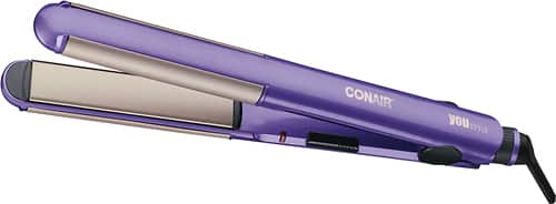 Conair - YOU Style 2-in-1 Tourmaline Ceramic Styler - Violet - Angle