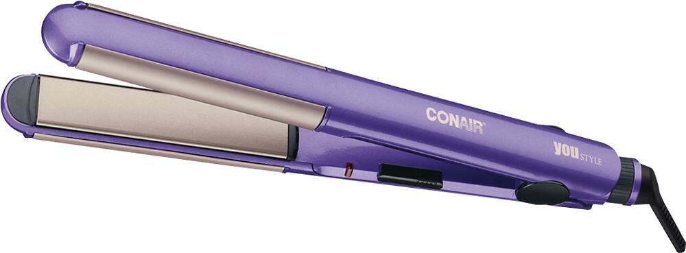 Conair - YOU Style 2-in-1 Tourmaline Ceramic Styler - Violet - Angle Zoom
