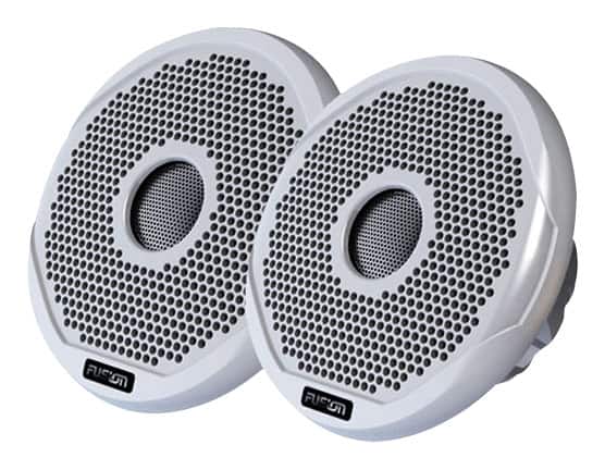 Fusion - 7" 2-Way Marine Speakers (Pair) - White - Larger Front