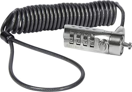 Targus - DEFCON Coiled Cable Security Lock - Larger Front