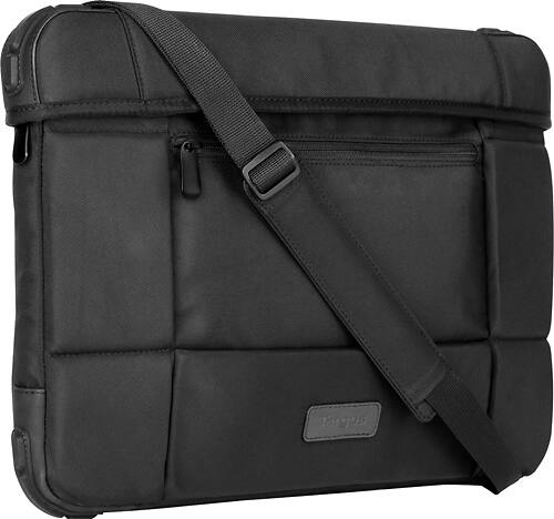 Targus - GRID Slipcase for 13" Apple® MacBook Air® - Black - Larger Front
