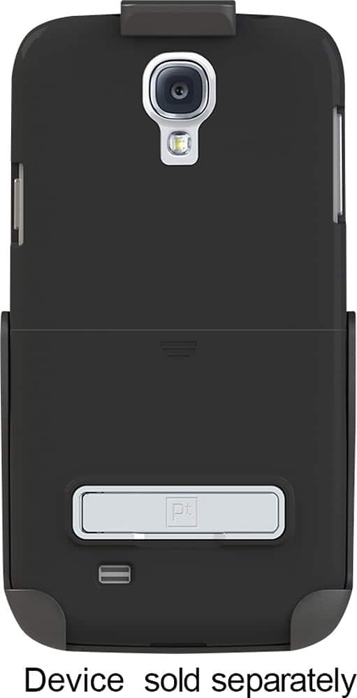 Platinum Series - Holster Case with Kickstand for Samsung Galaxy S 4 Cell Phones - Black - AlternateView1 Zoom