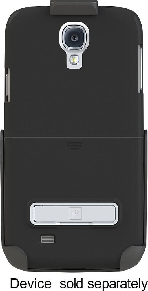 Platinum Series - Holster Case with Kickstand for Samsung Galaxy S 4 Cell Phones - Black - AlternateView1 Zoom