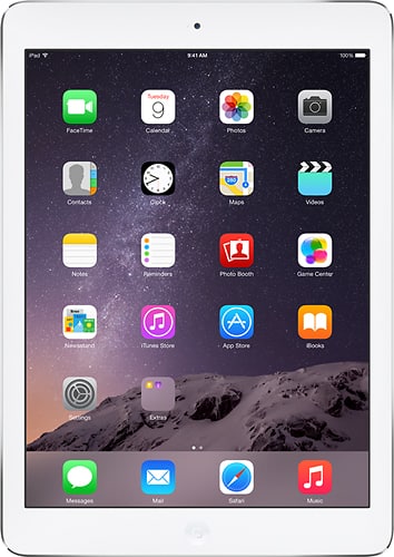 Apple iPad Air 9.7" 32GB Wi-Fi and 4G LTE Tablet - Verizon Wireless - Silver - Refurbished