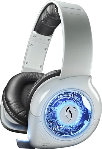 PDP - Afterglow Universal Prismatic Wireless Headset - White - Angle