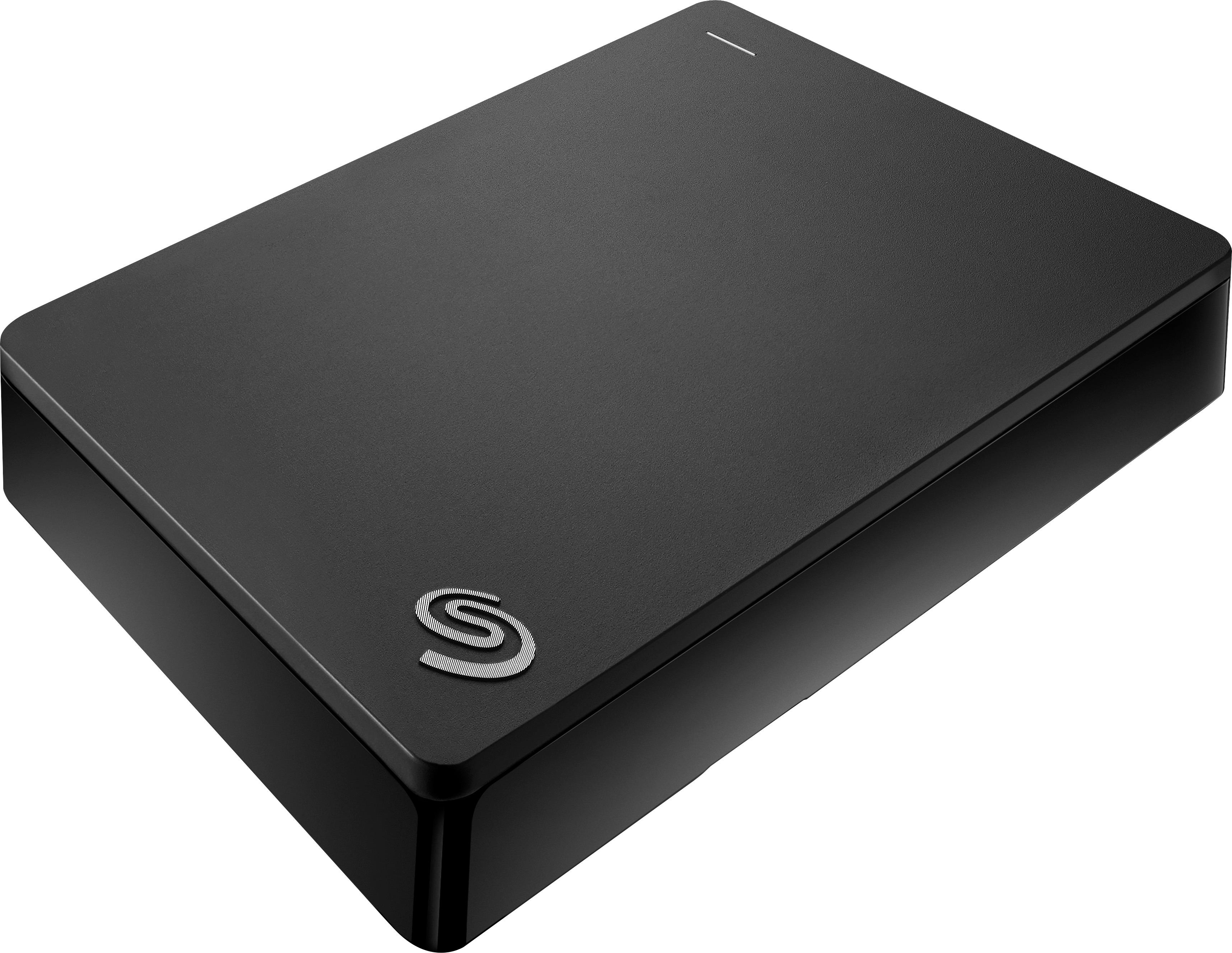 Seagate - Backup Plus Slim 4TB External USB 3.0/2.0 Portable Hard Drive - Black - AlternateView11 Zoom