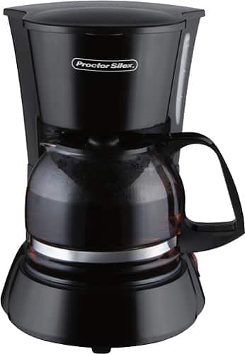 Proctor Silex - 4-Cup Coffeemaker - Black - Alternate View 11