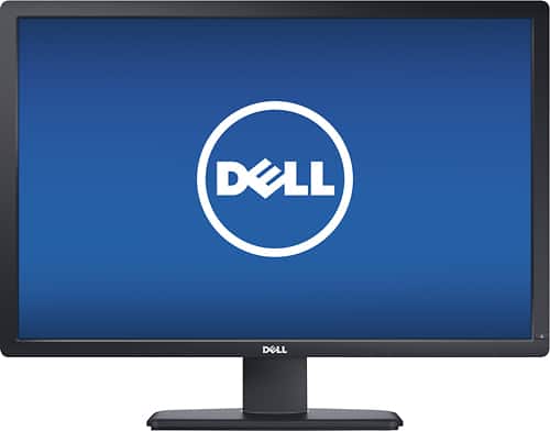 Dell - UltraSharp 29.8" LED HD Monitor - Black - Larger Front