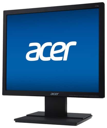Acer - 19" LED HD Monitor - Black - Larger Front
