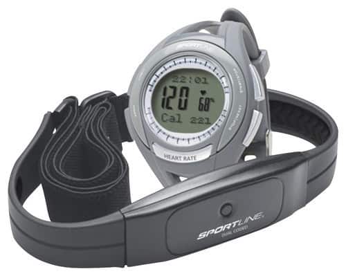 Sportline - Cardio 630 Women's Heart Rate Monitor - Gray - Larger Front