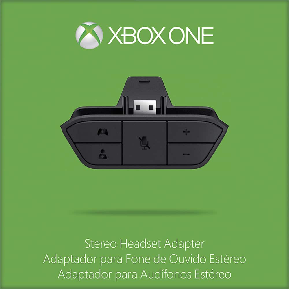 Microsoft - Xbox One Stereo Headset Adapter - Black - AlternateView18 Zoom