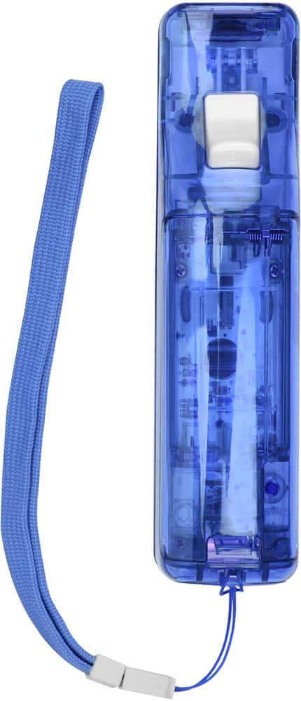 PDP - Rock Candy Controller for Nintendo Wii - Blue - Back Zoom