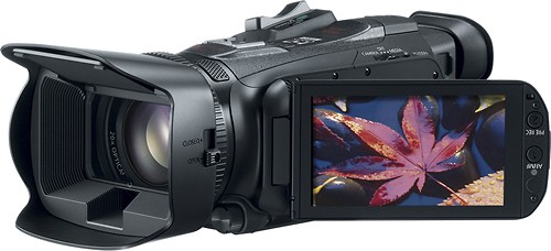 Canon - VIXIA HF G30 HD Flash Memory Camcorder - Black - Angle