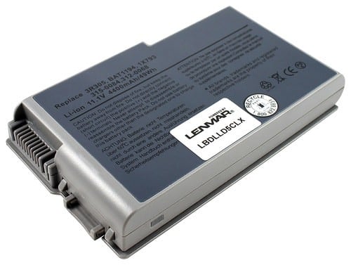 Lenmar - Lithium-Ion Battery for Select Dell Laptops - Gray - Larger Front