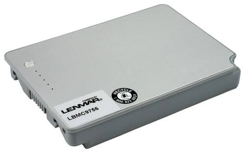 Lenmar - Lithium-Ion Battery for Select Apple® Laptops - Silver - Larger Front